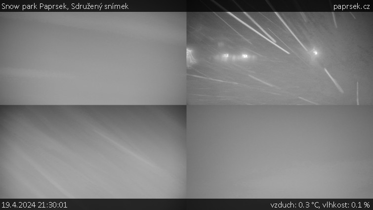 Snow park Paprsek - Sdružený snímek - 19.4.2024 v 21:30