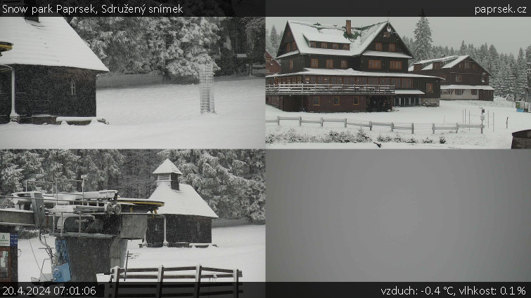 Snow park Paprsek - Sdružený snímek - 20.4.2024 v 07:01