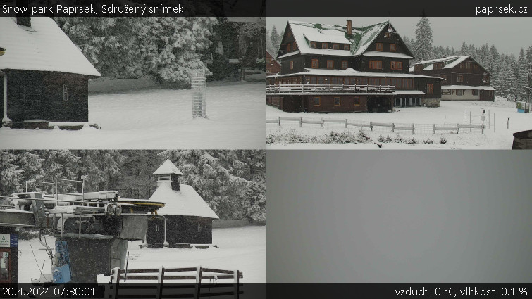 Snow park Paprsek - Sdružený snímek - 20.4.2024 v 07:30
