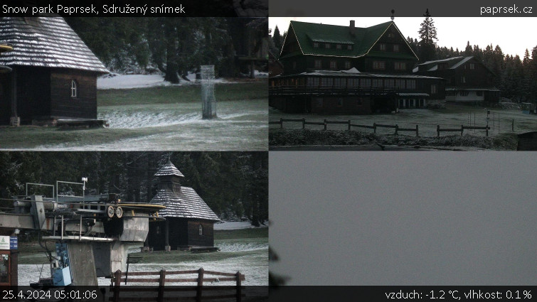Snow park Paprsek - Sdružený snímek - 25.4.2024 v 05:01