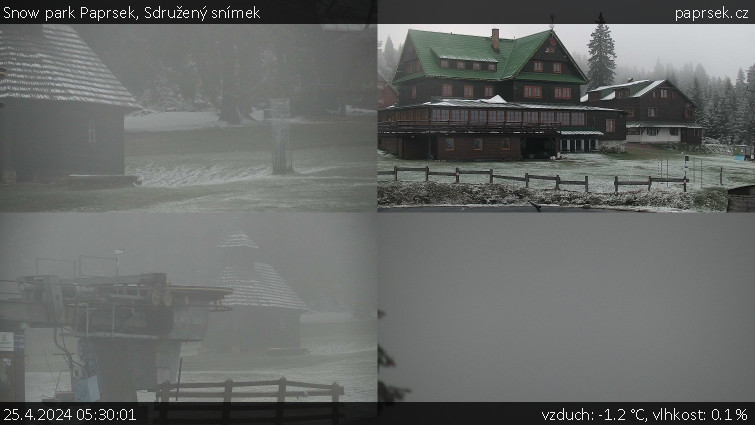 Snow park Paprsek - Sdružený snímek - 25.4.2024 v 05:30