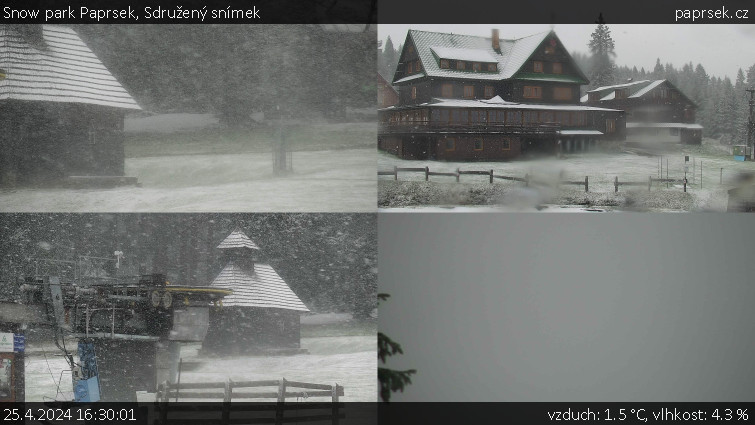 Snow park Paprsek - Sdružený snímek - 25.4.2024 v 16:30