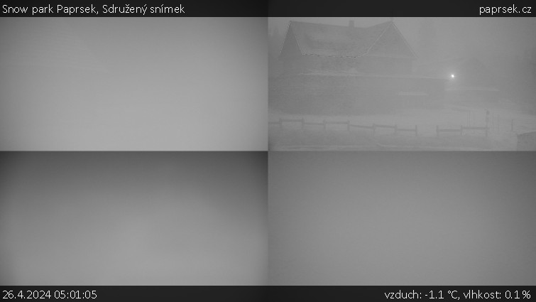 Snow park Paprsek - Sdružený snímek - 26.4.2024 v 05:01