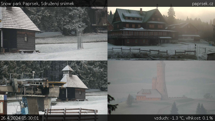 Snow park Paprsek - Sdružený snímek - 26.4.2024 v 05:30