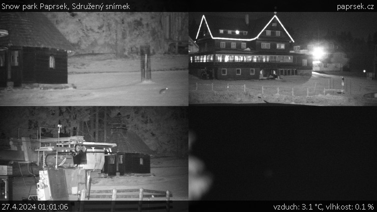 Snow park Paprsek - Sdružený snímek - 27.4.2024 v 01:01