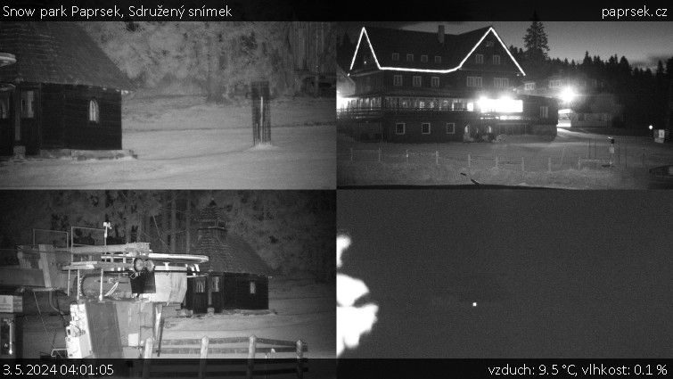 Snow park Paprsek - Sdružený snímek - 3.5.2024 v 04:01