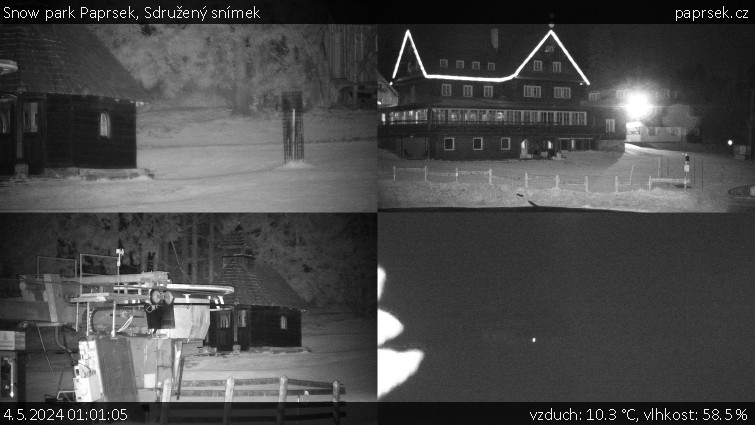 Snow park Paprsek - Sdružený snímek - 4.5.2024 v 01:01