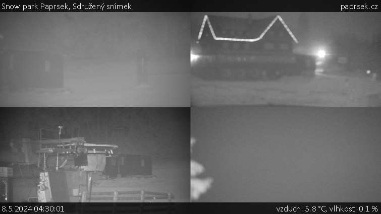 Snow park Paprsek - Sdružený snímek - 8.5.2024 v 04:30