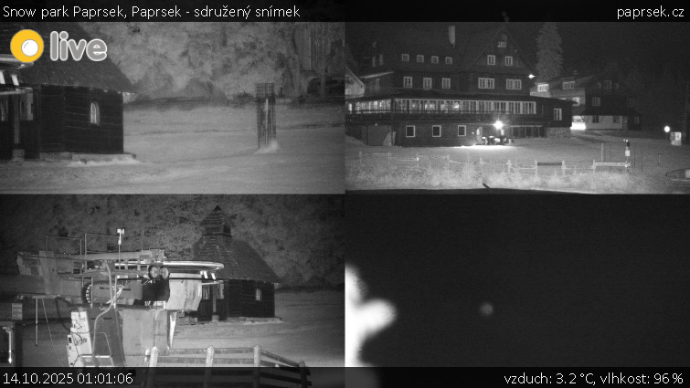Snow park Paprsek - Paprsek - sdružený snímek - 14.10.2025 v 01:01 Snow park Paprsek - Paprsek - sdružený snímek - 14.10.2025 v 01:01