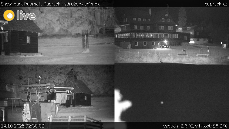 Snow park Paprsek - Paprsek - sdružený snímek - 14.10.2025 v 02:30 Snow park Paprsek - Paprsek - sdružený snímek - 14.10.2025 v 02:30