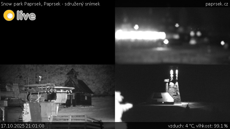Snow park Paprsek - Paprsek - sdružený snímek - 17.10.2025 v 21:01 Snow park Paprsek - Paprsek - sdružený snímek - 17.10.2025 v 21:01