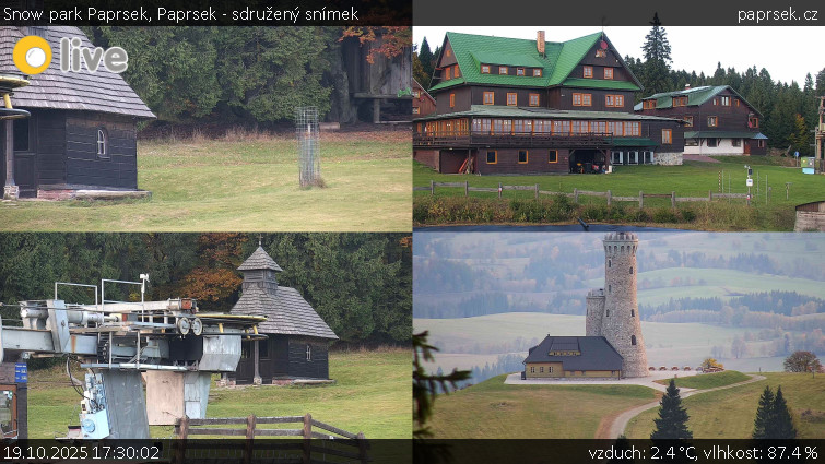 Snow park Paprsek - Paprsek - sdružený snímek - 19.10.2025 v 17:30 Snow park Paprsek - Paprsek - sdružený snímek - 19.10.2025 v 17:30
