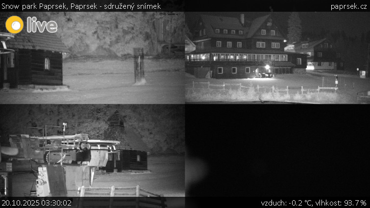 Snow park Paprsek - Paprsek - sdružený snímek - 20.10.2025 v 03:30 Snow park Paprsek - Paprsek - sdružený snímek - 20.10.2025 v 03:30