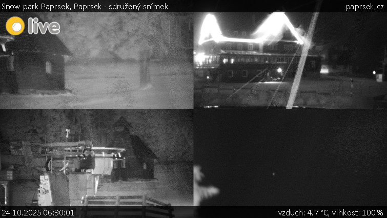 Snow park Paprsek - Paprsek - sdružený snímek - 24.10.2025 v 06:30 Snow park Paprsek - Paprsek - sdružený snímek - 24.10.2025 v 06:30