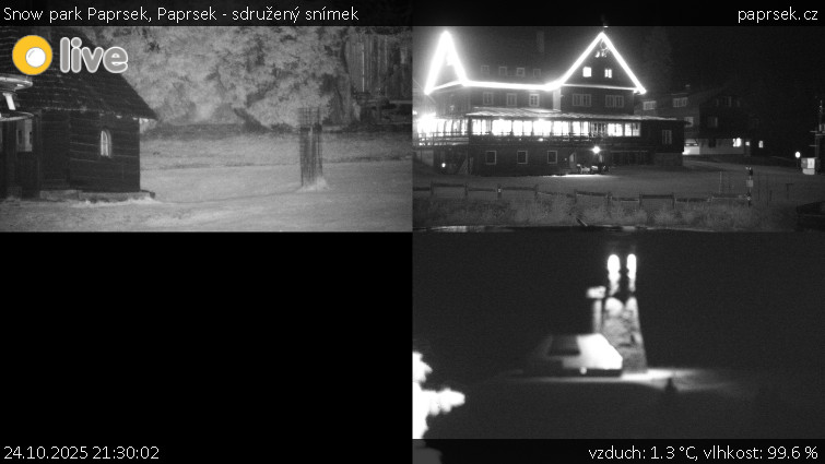 Snow park Paprsek - Paprsek - sdružený snímek - 24.10.2025 v 21:30 Snow park Paprsek - Paprsek - sdružený snímek - 24.10.2025 v 21:30