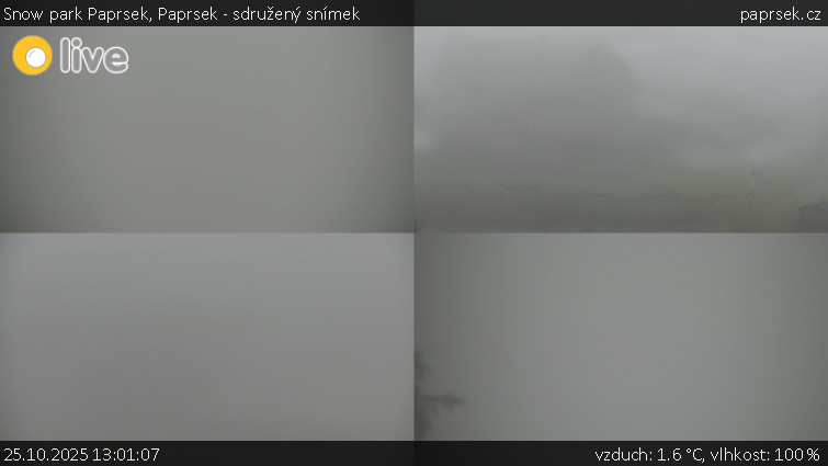 Snow park Paprsek - Paprsek - sdružený snímek - 25.10.2025 v 13:01 Snow park Paprsek - Paprsek - sdružený snímek - 25.10.2025 v 13:01
