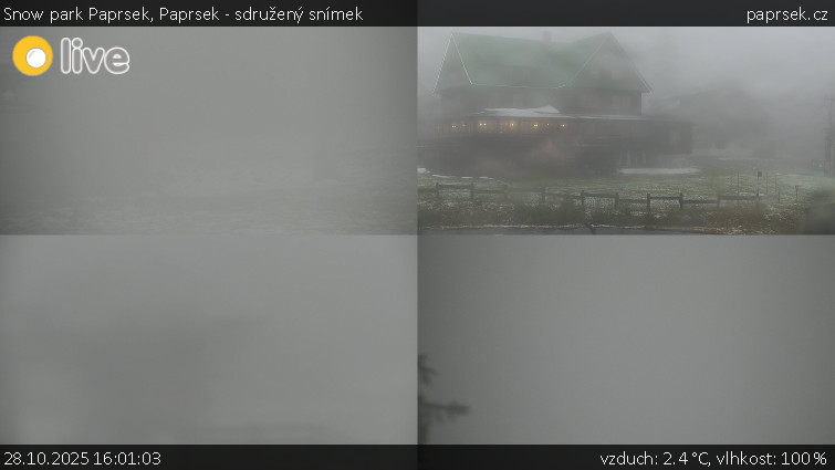 Snow park Paprsek - Paprsek - sdružený snímek - 28.10.2025 v 16:01 Snow park Paprsek - Paprsek - sdružený snímek - 28.10.2025 v 16:01
