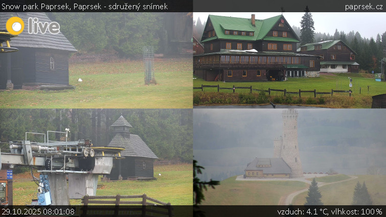 Snow park Paprsek - Paprsek - sdružený snímek - 29.10.2025 v 08:01 Snow park Paprsek - Paprsek - sdružený snímek - 29.10.2025 v 08:01