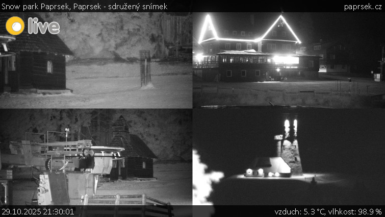 Snow park Paprsek - Paprsek - sdružený snímek - 29.10.2025 v 21:30 Snow park Paprsek - Paprsek - sdružený snímek - 29.10.2025 v 21:30