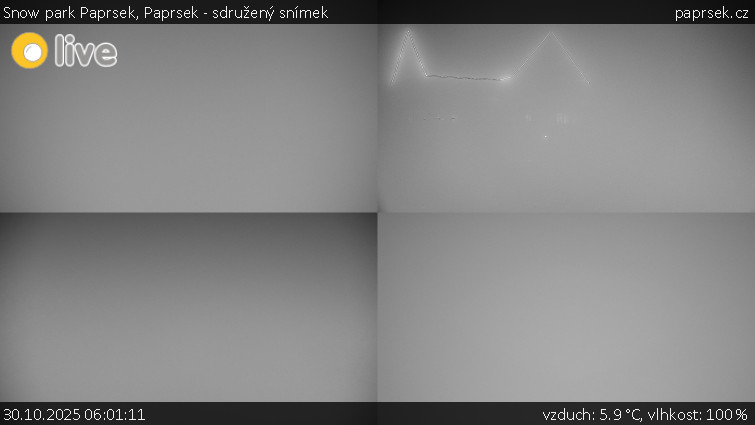 Snow park Paprsek - Paprsek - sdružený snímek - 30.10.2025 v 06:01 Snow park Paprsek - Paprsek - sdružený snímek - 30.10.2025 v 06:01