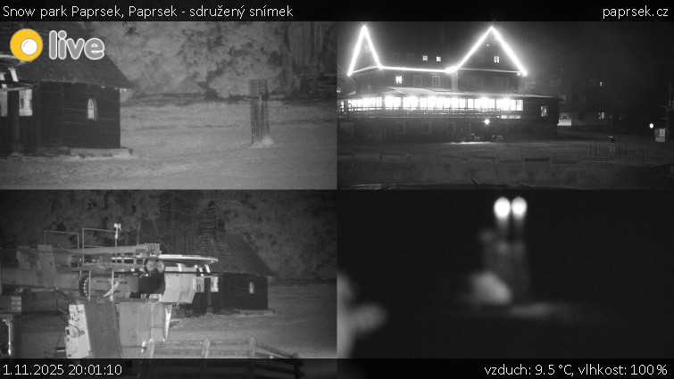 Snow park Paprsek - Paprsek - sdružený snímek - 1.11.2025 v 20:01 Snow park Paprsek - Paprsek - sdružený snímek - 1.11.2025 v 20:01
