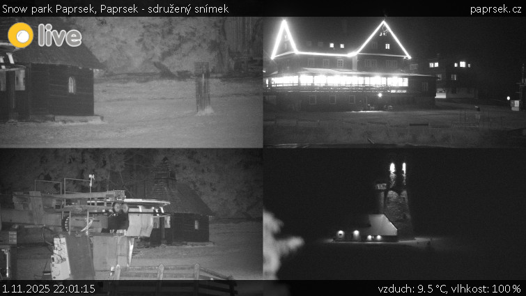Snow park Paprsek - Paprsek - sdružený snímek - 1.11.2025 v 22:01 Snow park Paprsek - Paprsek - sdružený snímek - 1.11.2025 v 22:01