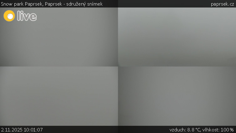 Snow park Paprsek - Paprsek - sdružený snímek - 2.11.2025 v 10:01 Snow park Paprsek - Paprsek - sdružený snímek - 2.11.2025 v 10:01
