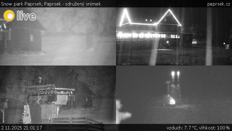 Snow park Paprsek - Paprsek - sdružený snímek - 2.11.2025 v 21:01 Snow park Paprsek - Paprsek - sdružený snímek - 2.11.2025 v 21:01