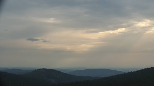 Horský hotel Volareza - Praděd - Panorama do údolí - 24.4.2023 v 08:00