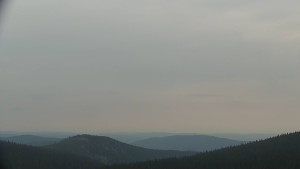 Horský hotel Volareza - Praděd - Panorama do údolí - 24.4.2023 v 09:00