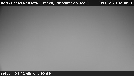 Horský hotel Volareza - Praděd - Panorama do údolí - 11.6.2023 v 02:00