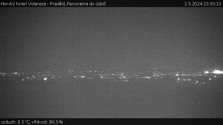 Horský hotel Volareza - Praděd - Panorama do údolí - 2.5.2024 v 23:30