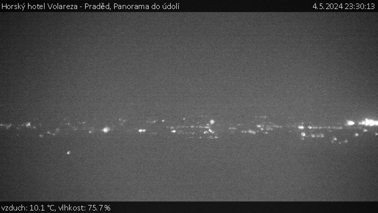 Horský hotel Volareza - Praděd - Panorama do údolí - 4.5.2024 v 23:30