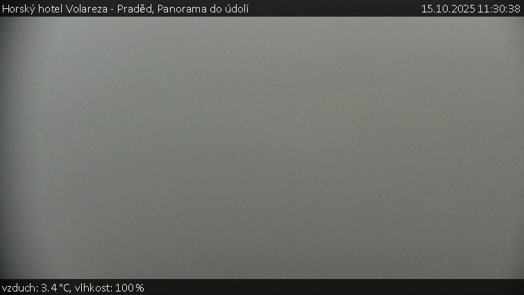 Horský hotel Volareza - Praděd - Panorama do údolí - 15.10.2025 v 11:30 Horský hotel Volareza - Praděd - Panorama do údolí - 15.10.2025 v 11:30