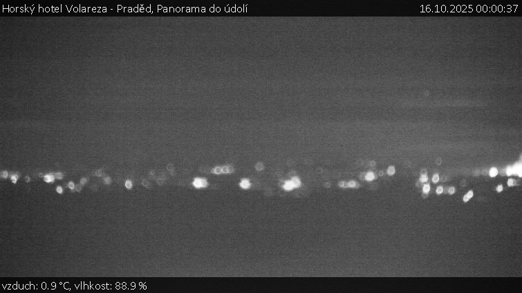Horský hotel Volareza - Praděd - Panorama do údolí - 16.10.2025 v 00:00 Horský hotel Volareza - Praděd - Panorama do údolí - 16.10.2025 v 00:00