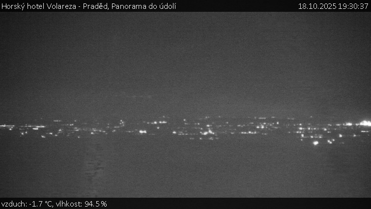 Horský hotel Volareza - Praděd - Panorama do údolí - 18.10.2025 v 19:30 Horský hotel Volareza - Praděd - Panorama do údolí - 18.10.2025 v 19:30