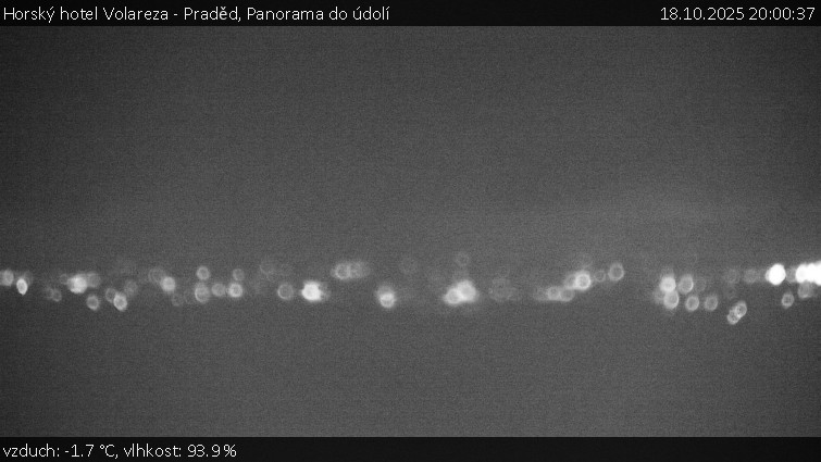 Horský hotel Volareza - Praděd - Panorama do údolí - 18.10.2025 v 20:00 Horský hotel Volareza - Praděd - Panorama do údolí - 18.10.2025 v 20:00