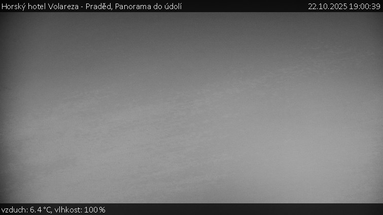 Horský hotel Volareza - Praděd - Panorama do údolí - 22.10.2025 v 19:00 Horský hotel Volareza - Praděd - Panorama do údolí - 22.10.2025 v 19:00
