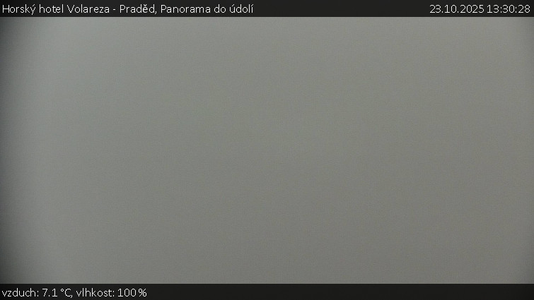 Horský hotel Volareza - Praděd - Panorama do údolí - 23.10.2025 v 13:30 Horský hotel Volareza - Praděd - Panorama do údolí - 23.10.2025 v 13:30