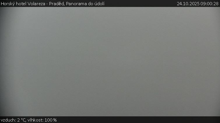 Horský hotel Volareza - Praděd - Panorama do údolí - 24.10.2025 v 09:00 Horský hotel Volareza - Praděd - Panorama do údolí - 24.10.2025 v 09:00