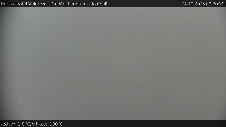 Horský hotel Volareza - Praděd - Panorama do údolí - 24.10.2025 v 09:30 Horský hotel Volareza - Praděd - Panorama do údolí - 24.10.2025 v 09:30