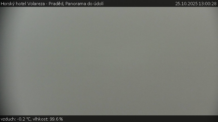 Horský hotel Volareza - Praděd - Panorama do údolí - 25.10.2025 v 13:00 Horský hotel Volareza - Praděd - Panorama do údolí - 25.10.2025 v 13:00