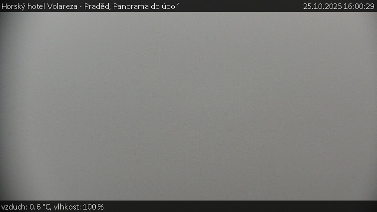Horský hotel Volareza - Praděd - Panorama do údolí - 25.10.2025 v 16:00 Horský hotel Volareza - Praděd - Panorama do údolí - 25.10.2025 v 16:00