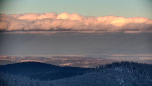 Horský hotel Volareza - Praděd - Panorama do údolí - 3.1.2026 v 15:00 Horský hotel Volareza - Praděd - Panorama do údolí - 3.1.2026 v 15:00