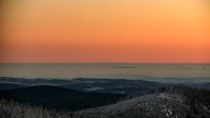 Horský hotel Volareza - Praděd - Panorama do údolí - 9.1.2026 v 07:30 Horský hotel Volareza - Praděd - Panorama do údolí - 9.1.2026 v 07:30