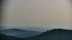 Horský hotel Volareza - Praděd - Panorama do údolí - 10.3.2026 v 07:30 Horský hotel Volareza - Praděd - Panorama do údolí - 10.3.2026 v 07:30