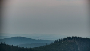 Horský hotel Volareza - Praděd - Panorama do údolí - 10.3.2026 v 17:30 Horský hotel Volareza - Praděd - Panorama do údolí - 10.3.2026 v 17:30