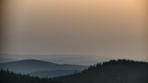 Horský hotel Volareza - Praděd - Panorama do údolí - 11.3.2026 v 06:30 Horský hotel Volareza - Praděd - Panorama do údolí - 11.3.2026 v 06:30