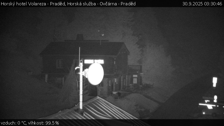 Horský hotel Volareza - Praděd - Horská služba - Ovčárna - Praděd - 30.9.2025 v 03:30 Horský hotel Volareza - Praděd - Horská služba - Ovčárna - Praděd - 30.9.2025 v 03:30