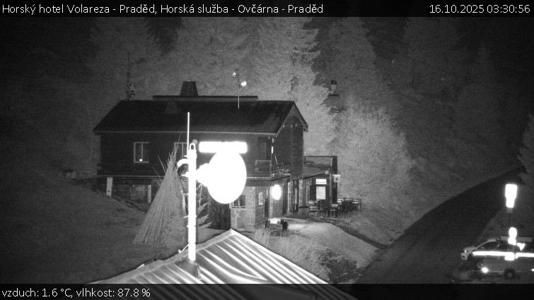 Horský hotel Volareza - Praděd - Horská služba - Ovčárna - Praděd - 16.10.2025 v 03:30 Horský hotel Volareza - Praděd - Horská služba - Ovčárna - Praděd - 16.10.2025 v 03:30